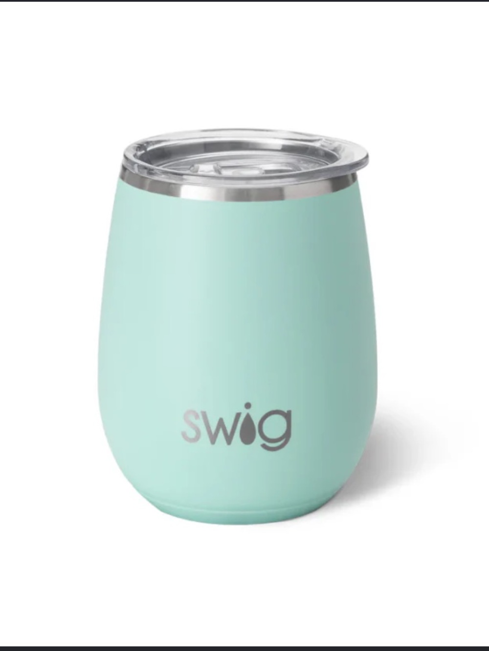 Swig Mint Insulated Stainless Steel Wine Tumbler with Lid